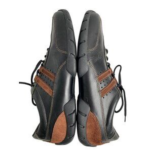 Vintage Rockport XCS Men’s Leather Walking Sneakers Size 12M Black EUC